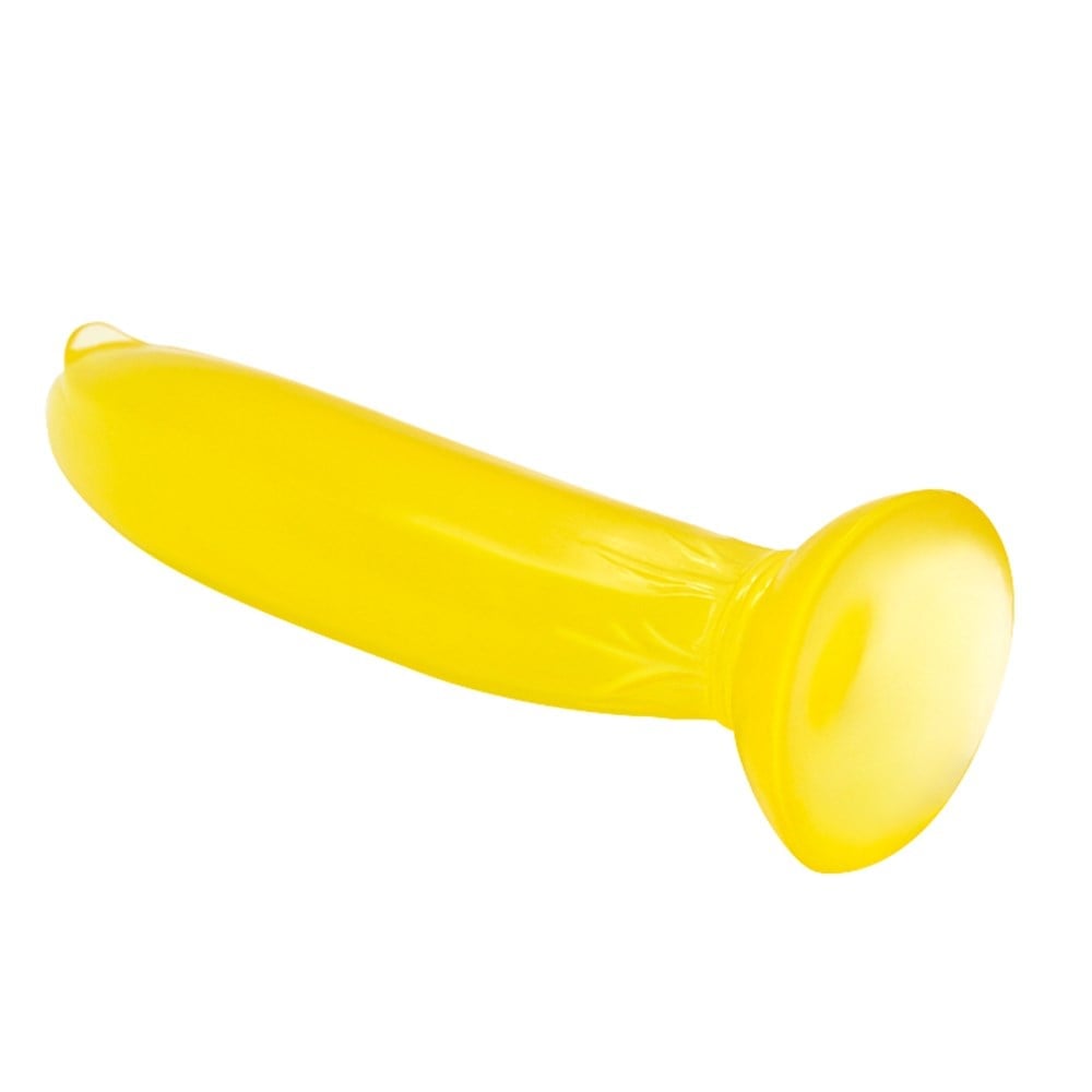 17 cm Vantuzlu Muz Şeklinde Silikon Anal Plug - Görsel 4