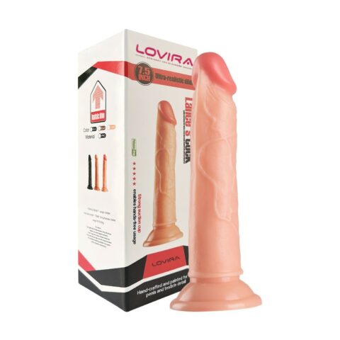 19 cm Testissiz Realistik Vantuzlu Dildo Penis – Ten Rengi