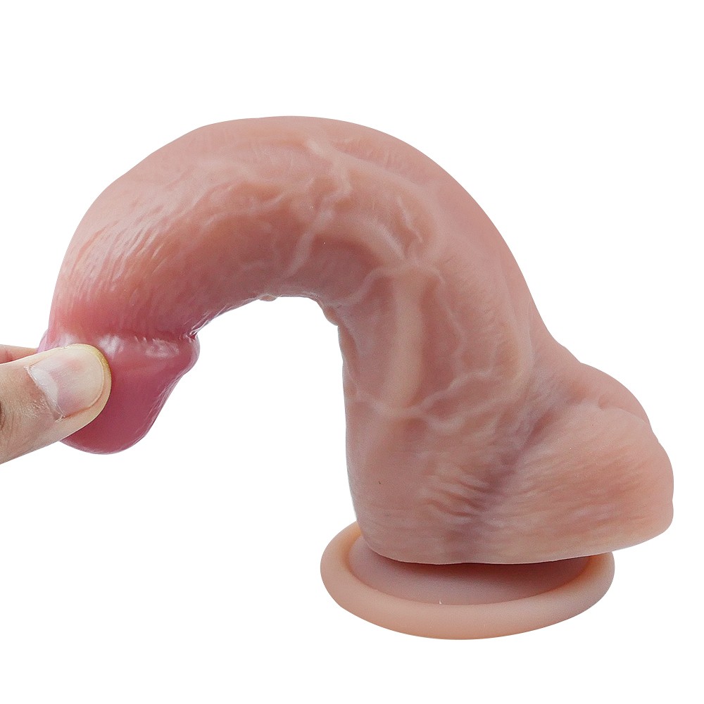 20 cm Ultra Gerçekçi Melez Belden Bağlamalı Vantuzlu Dildo Penis – Nerion - Görsel 5