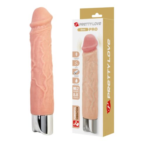 22,3 cm USB Şarjlı Gerçekçi 10 Titreşim Modlu Vibratör – Osric Pro