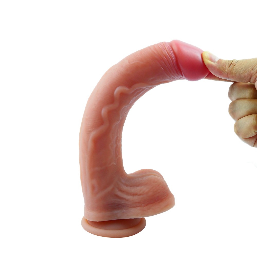 25 cm Ultra Gerçekçi Melez Vantuzlu Dildo Penis – Arkon - Görsel 5