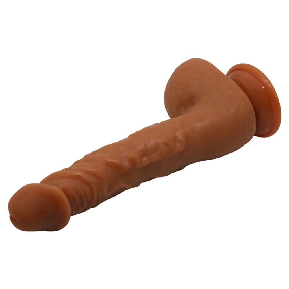 25,2 cm Realistik Vantuzlu Melez Dildo Penis - Jason - Görsel 6