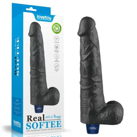 27.2 cm USB Şarjlı Yeni Nesil Realistik Titreşimli Zenci Dildo Penis