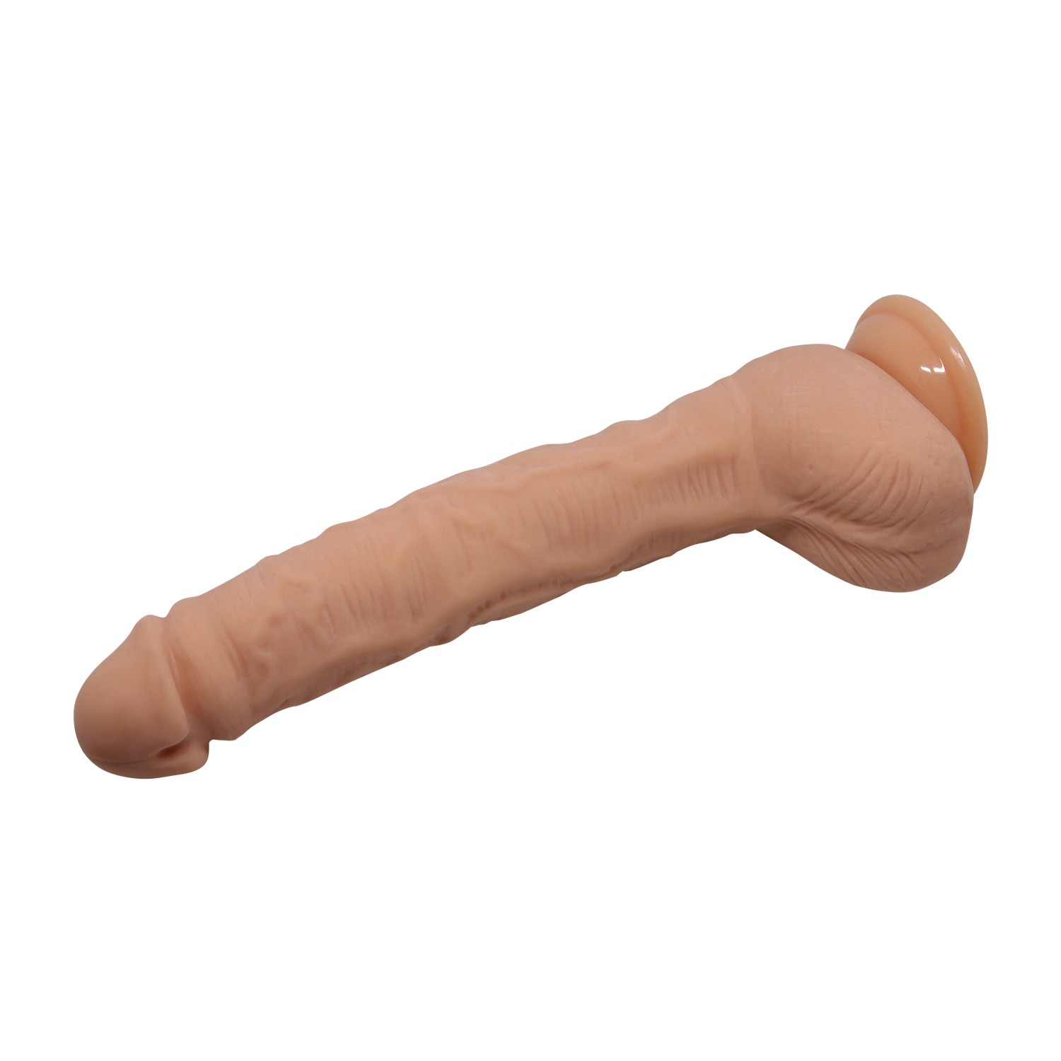 28 cm Belden Bağlamalı Büyük Boy Realistik Vantuzlu Dildo Penis - Dick - Görsel 5