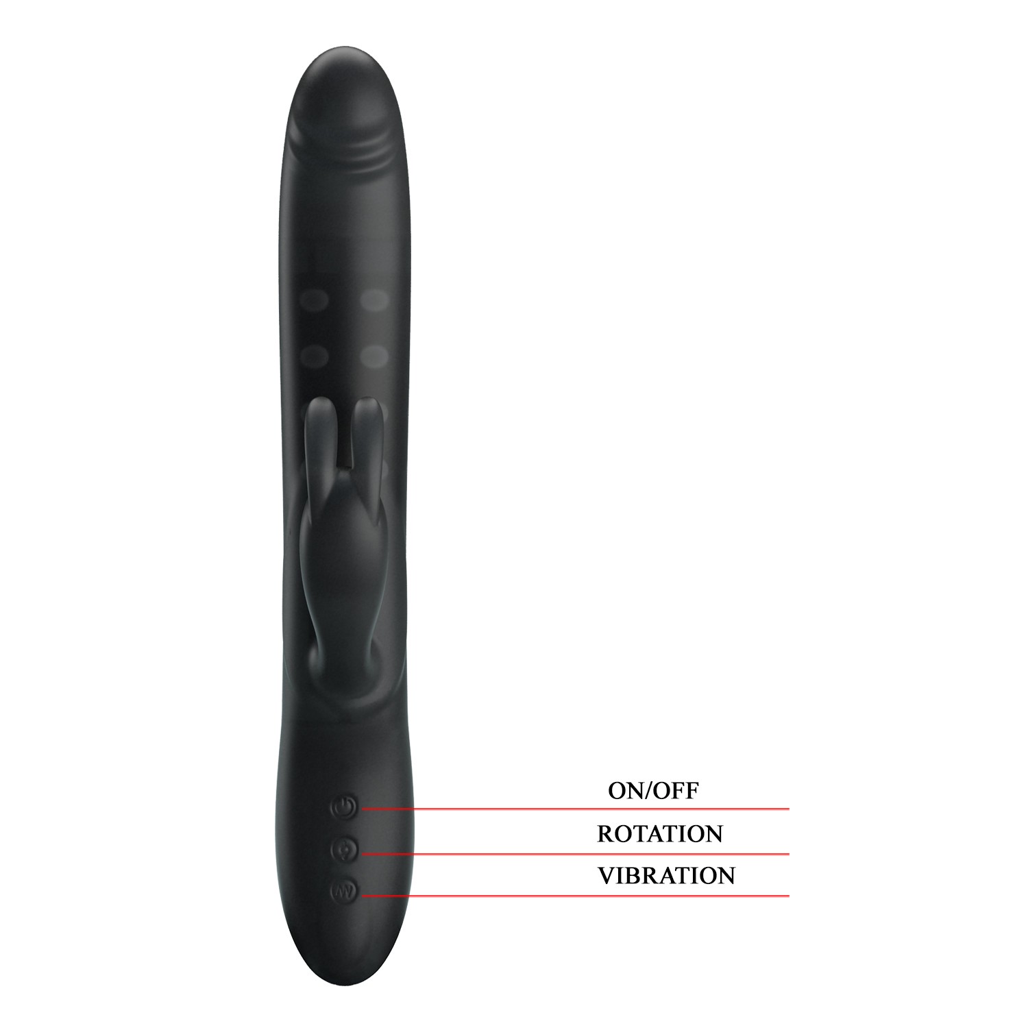 7 Fonksiyonlu Klitoris Uyarıcılı Teknolojik Tavşan Vibratör Penis - Colin - Görsel 6