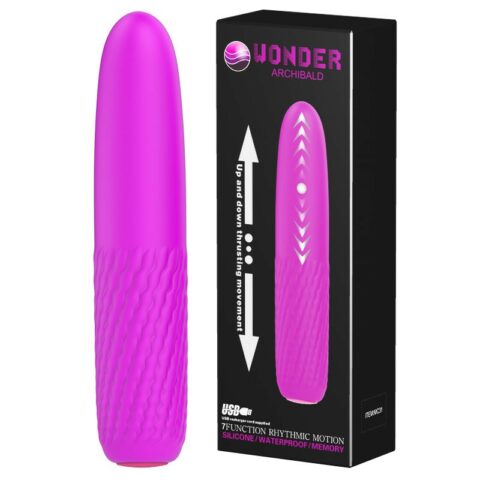 7 Fonksiyonlu Yukarı-Aşağı Hareketli USB Şarjlı Vibratör – Wonder Archibald