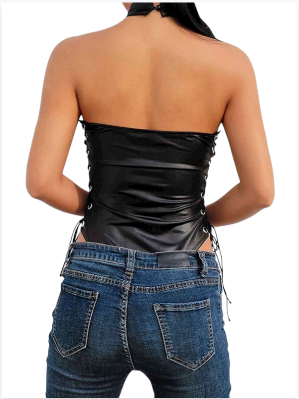 Bouquet Boutique Fantezi Yanları Kuş Gözlü Yandan Bağlamalı Seksi Babydol BQT355426 - Görsel 9