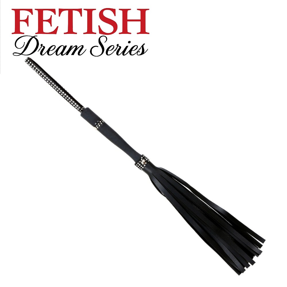 Fetiş Deri Flogger BDSM Kırbaç – Siyah - Görsel 2