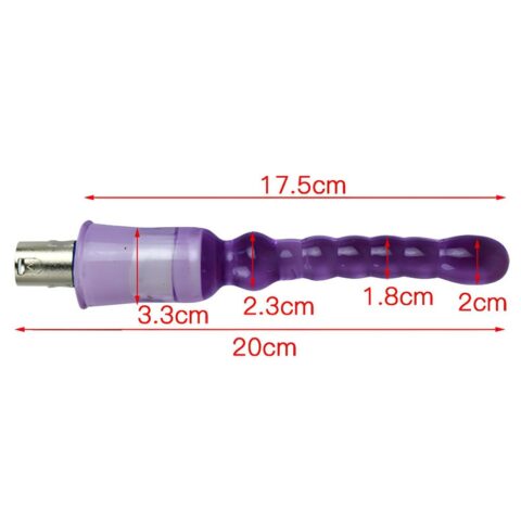 Seks Makinesi Aksesuarı P07 17.5 CM Jel Anal Plug