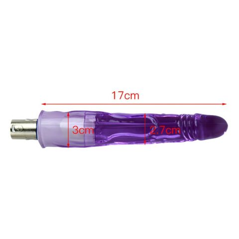 Seks Makinesi Aksesuarı P08 17CM Jel Dildo