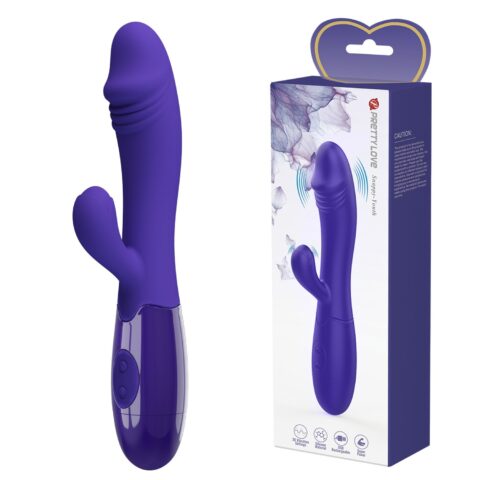 USB Şarjlı 30 Titreşim Modlu Çift Uyarımlı G-Spot ve Klitoral Vibratör - Snappy-Youth